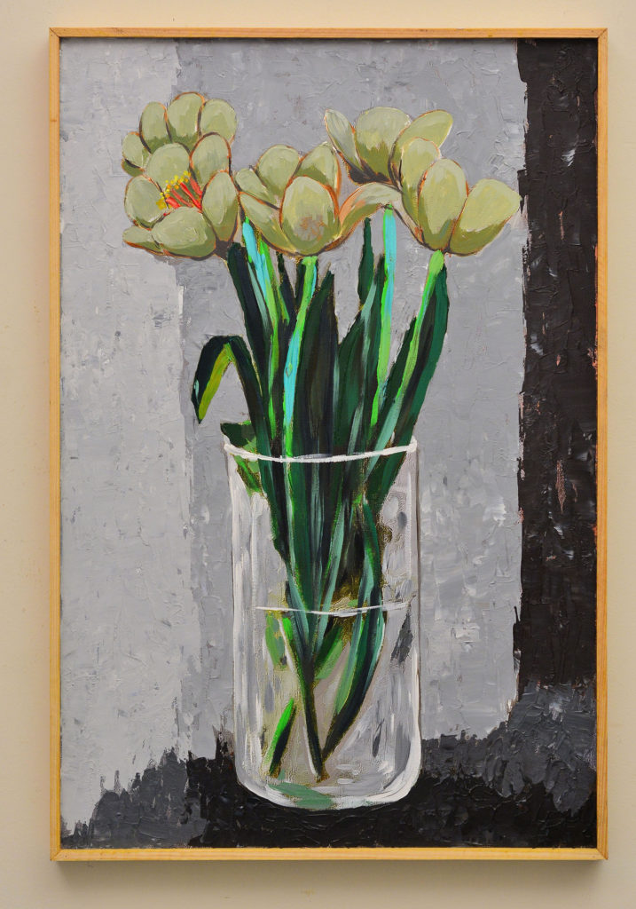 White Flowers in the Vase