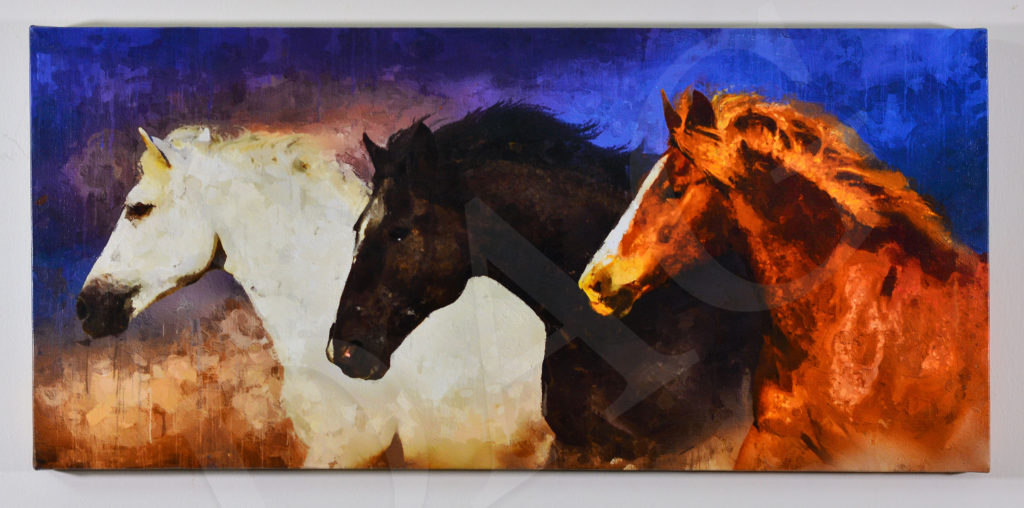 Three Horses frame
