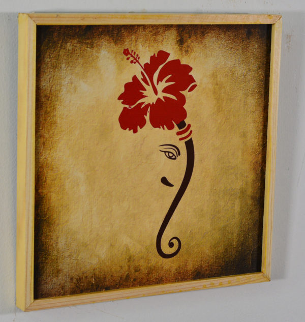 Ganesh - in wooden Frame