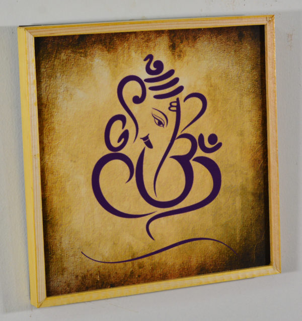 Ganesh - in wooden Frame