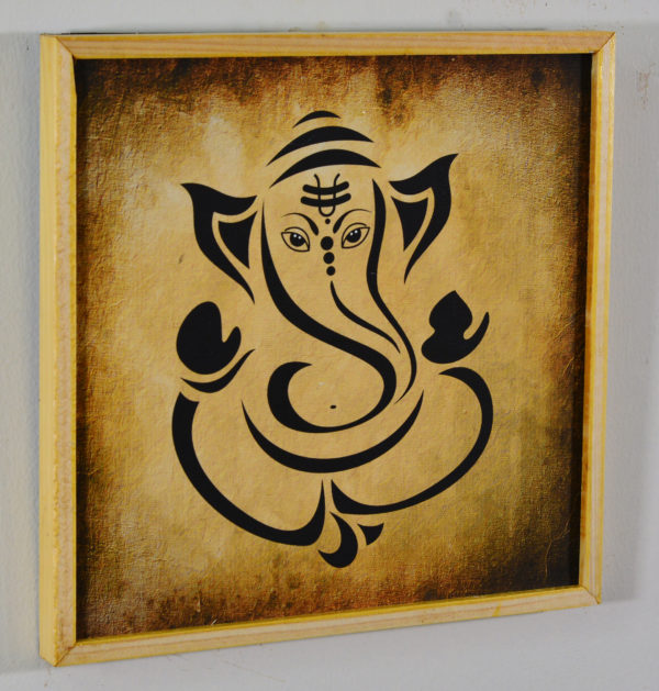 Ganesh - in wooden Frame