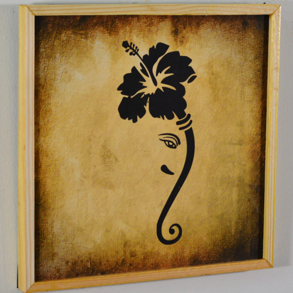 Ganesh - in wooden Frame