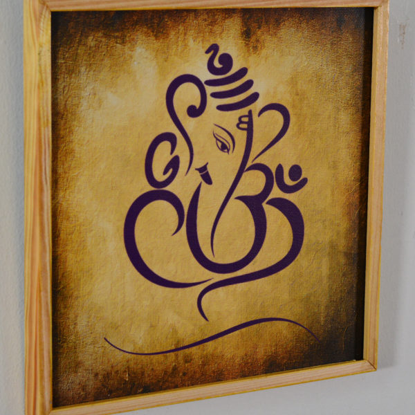 Ganesh - in wooden Frame