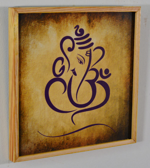 Ganesh - in wooden Frame