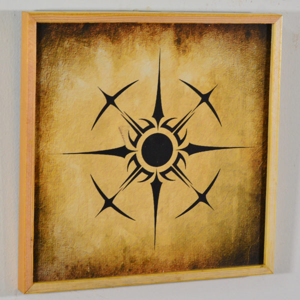 Goemetrical Shapes - in wooden Frame