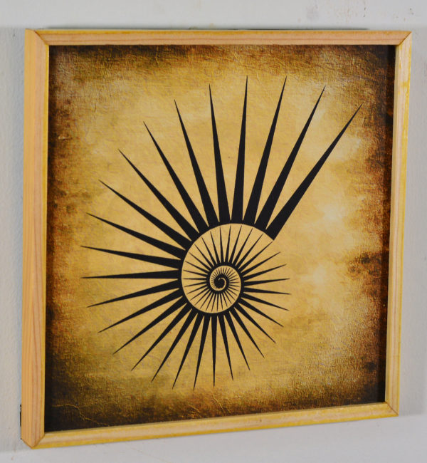 Goemetrical Shapes - in wooden Frame