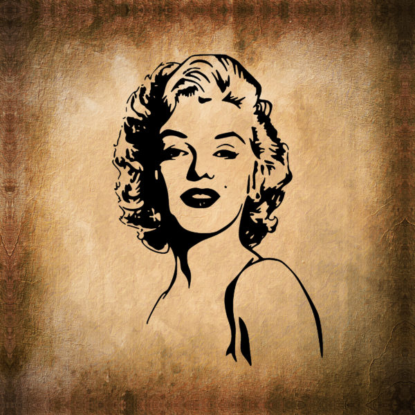 Marilynmonro - in wooden Frame