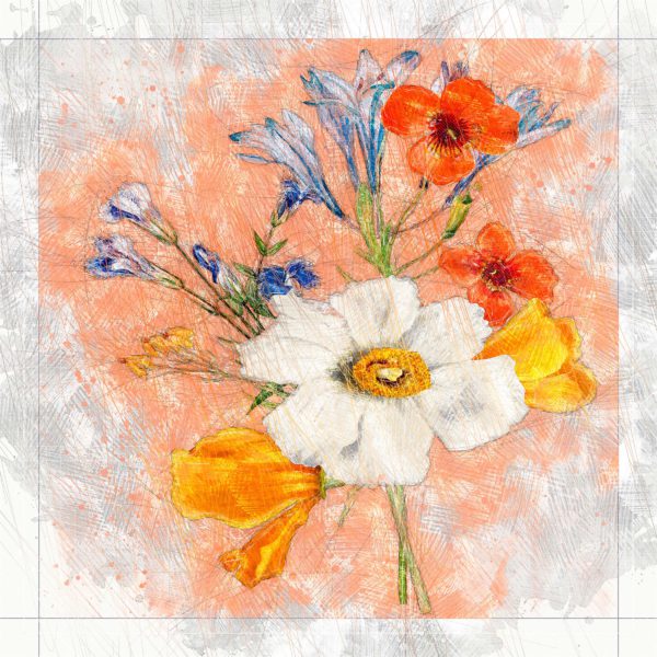 25 Beautiful and Stunning Flower Drawings from around the world