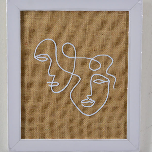 abstract-couple-closeup-sketch-on-glass-in-fibre-frame12x10-inches